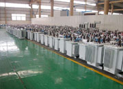 中山油浸式变压器成品车间
